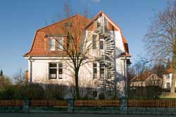 Ansicht Heinrichsstrasse Wohnheim Zwei Linden in Bad Fallingbostel